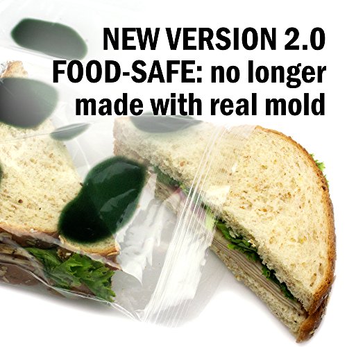 Witty Yeti Fake Mold Sandwich Bags 40 Pack To Protect Your Hoagie! Each Anti-Theft, Food-Safe Zipper Bag Looks Moldy To Ward Off Work Fridge Raiders! Hilarious Lunch Prank Or Gag Gift For Men Or Kids! #TOP1