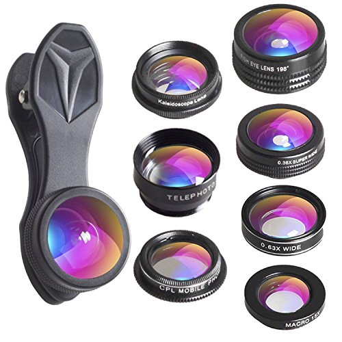 Apexel 7 in 1 Phone Lens Kit - Transform Your Phone into A