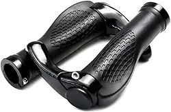 Manopla Anatômica Bike Bicicleta Guidão Ergonomica Com Bar End