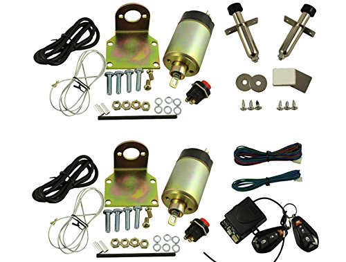 Kit boutons-pression pour porte GOWE 2 portes avec 2 télécommandes et système popper - 2