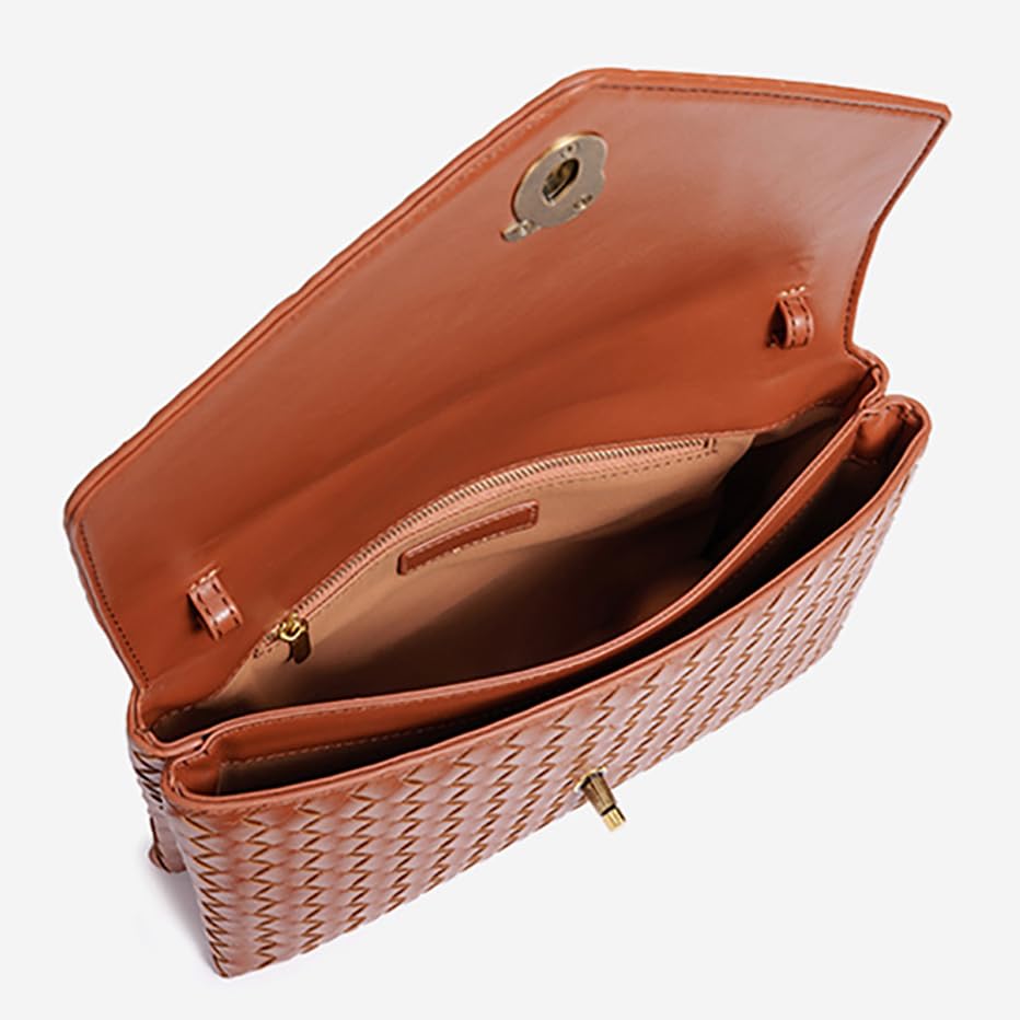 Trendy Woven Evening Clutch Purses Women PU Leather Evening Handbags Underarm Shoulder Crossbody Purse Wedding Wallet4