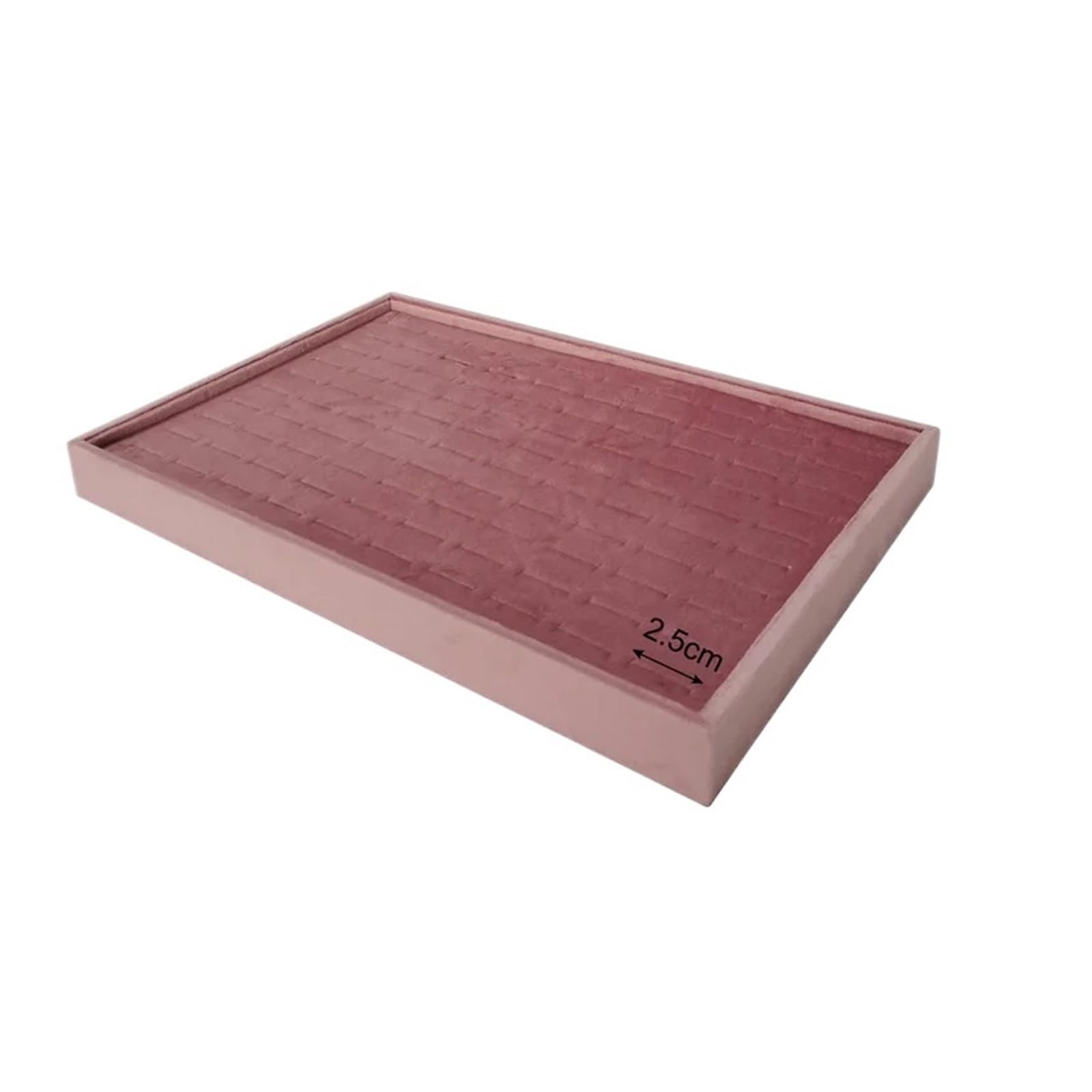 YGMNQAL Velvet Jewelry Tray Luxury Velvet Jewelry Organizer Tray - Multi-compartment Storage for Earrings Rings Necklaces Dresser & Vanity Use
