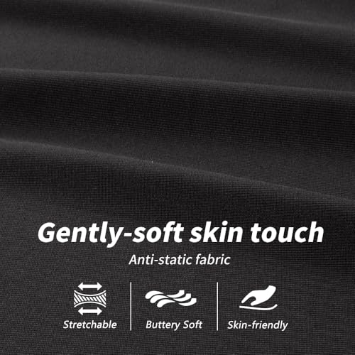 Image of MANCYFIT Pettipants for Women Half Slip Culotte Shorts Split Skirt Lace Snip 4 inch Inseam