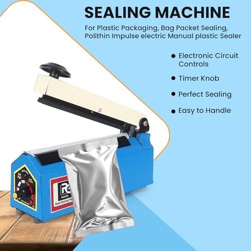 Image of RIGEL Sealing Machine for Food Packets Sealer, 16 Inch-400 MM | 1-Year Warranty | Packet Sealer Machine, Packing Machine, Poly Sealing Machine, Full Customer Support by RIGEL