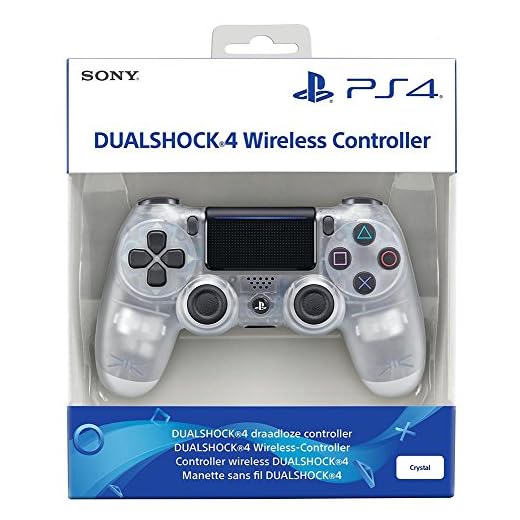 PlayStation, Manette Dual Shock 4 V2 pour PS4 - Crystal