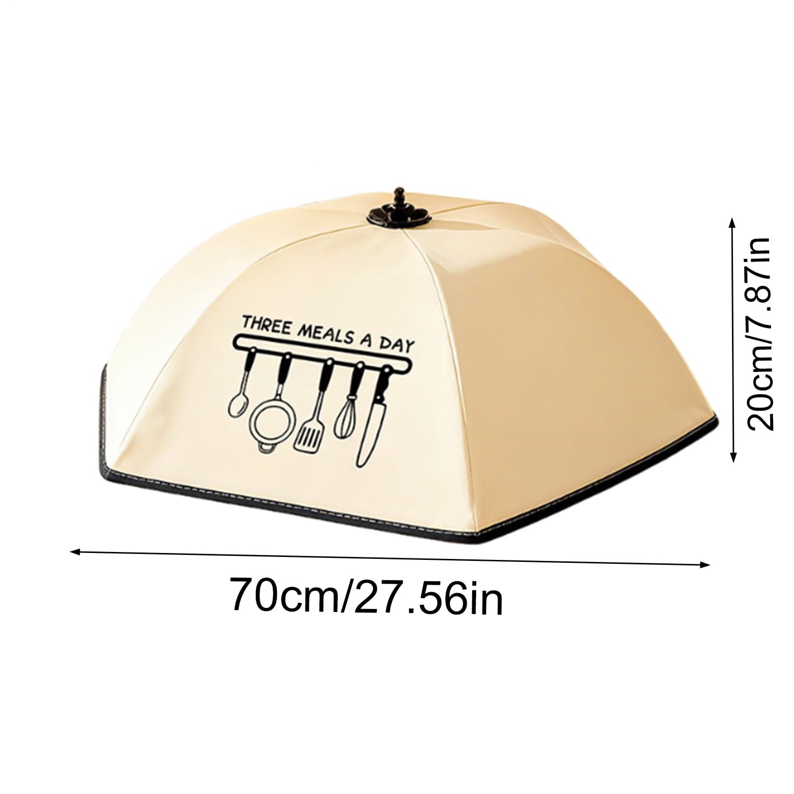 Cloche alimentaire – Protection thermique pliable innovante avec doublure isolante, maintient la température optimale pendant des heures, bord élastique pour une étanchéité optimale | Isolation