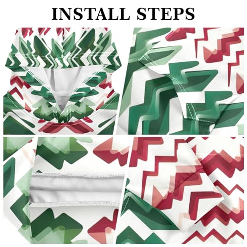 Kids Hoodies Sweaters Christmas Xmas Trees Hooded Sweatshirts with Big Pockets for Boys Girls B04003163