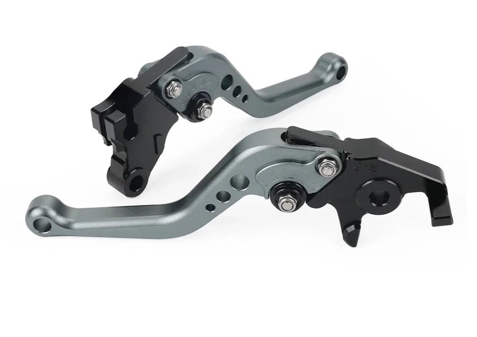 TINGYUS Motorbike Brake Lever for CFMOTO 450MT 650MT 700MT 800MT 650NK 650GT 650TRG 2022-2025 Foldable Brake Clutch Lever(Short Titanium)
