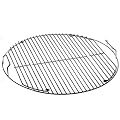 Weber Hinged Cooking Grate – Heavy?Duty Plated Steel with Flip?Up Sides for Adding Charcoal, Fits 18" Weber Kettle Grills