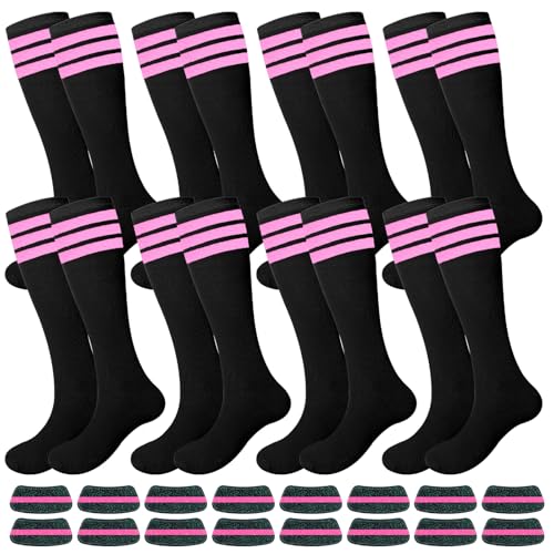 Image of Panitay 2 /12 /16 /24 Pairs Softball Soccer Socks Glitter Eye Black Stickers Team Spirit Accessories for Youth Women Sport Wear