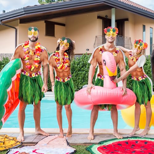 Jeyiour Women Bikini Shirt Cover up Funny Bandana Headband Retro Sunglasses Summer Halloween Party Outfit3