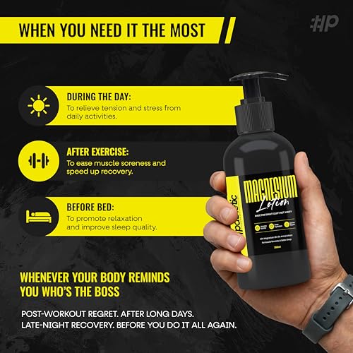 Image of Pathetic Magnesium Lotion | Muscle Recovery | Post Workout Lotion | 20% Magnesium Oil with Arnica | Deep Hydration | Fast Absorbing | Non-Greasy | For Everyday Athletes | 200 ml