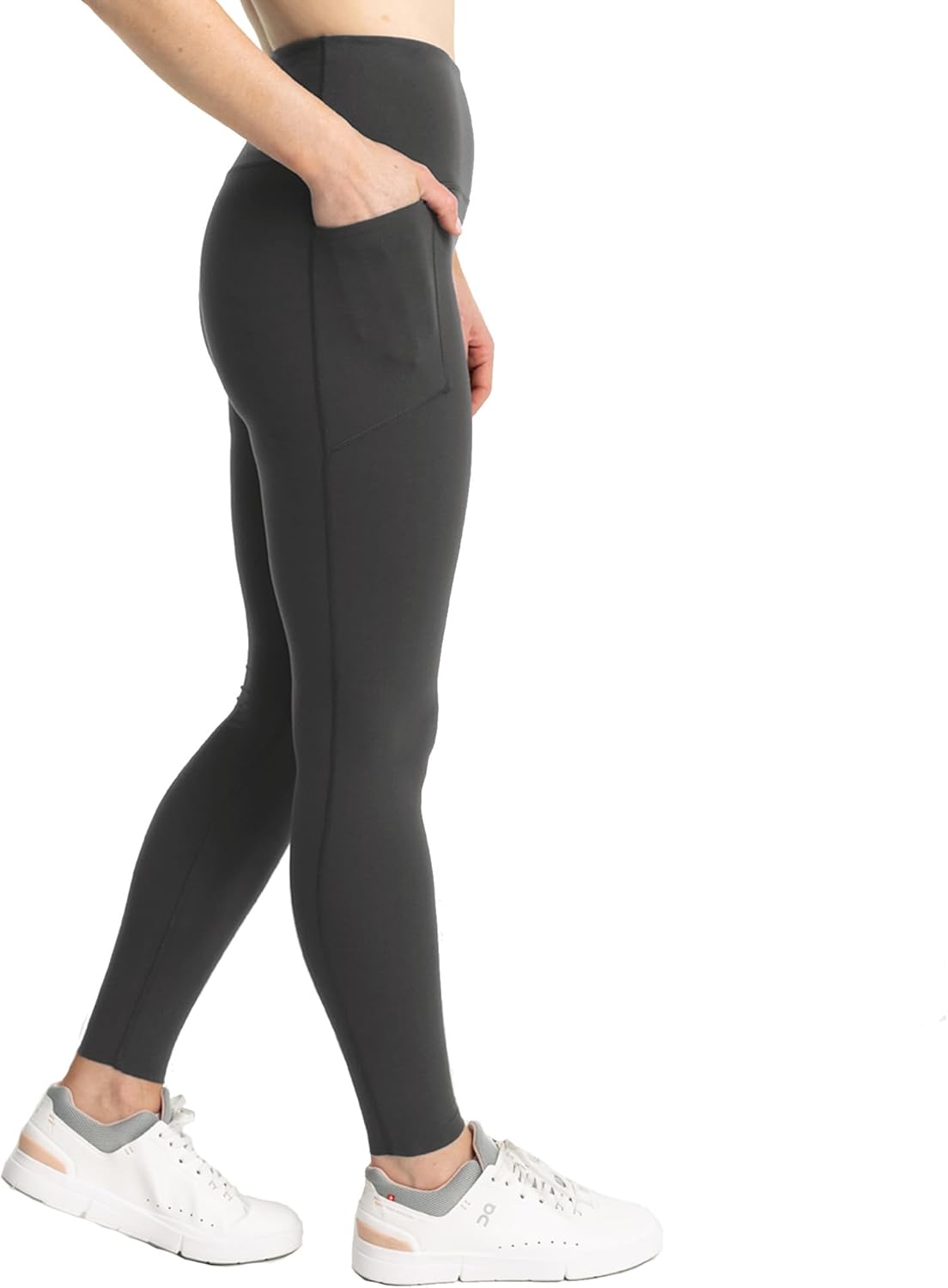 Free Fly Women's All Day Pocket Leggings - Ultra Soft Moisture-Wicking Leggings for Women - High-Waist Yoga Pants, Pockets - Image 4