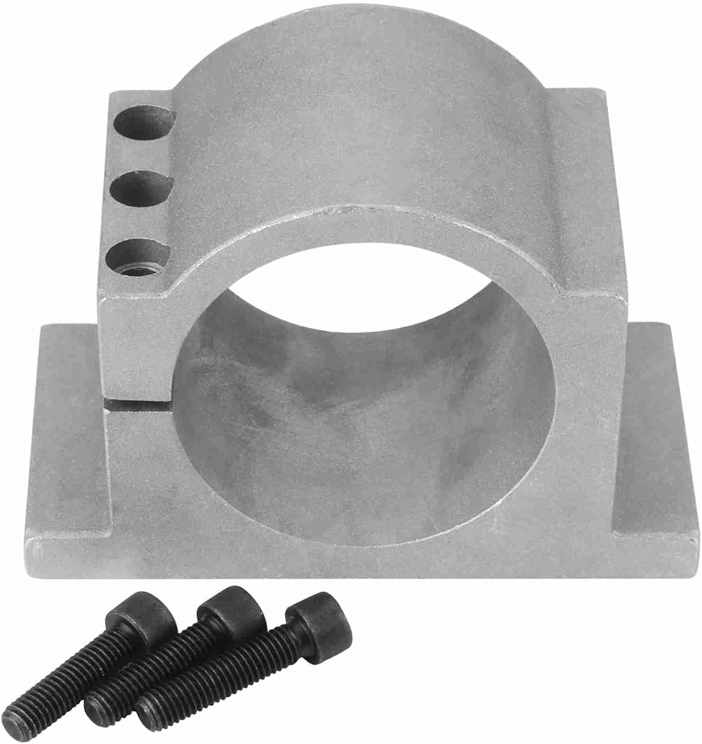 Spindle Motor Clamp, CNC Clamp Mount Bracket Support, Spindle Mount Bracket Clamp for Replacement (80 or 100mm Diameter)
