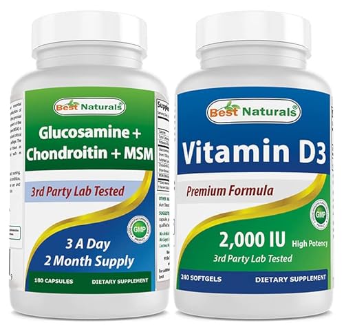 Best Naturals Glucosamine Chondroitin And Msm & Vitamin D3 2000 Iu #TOP7