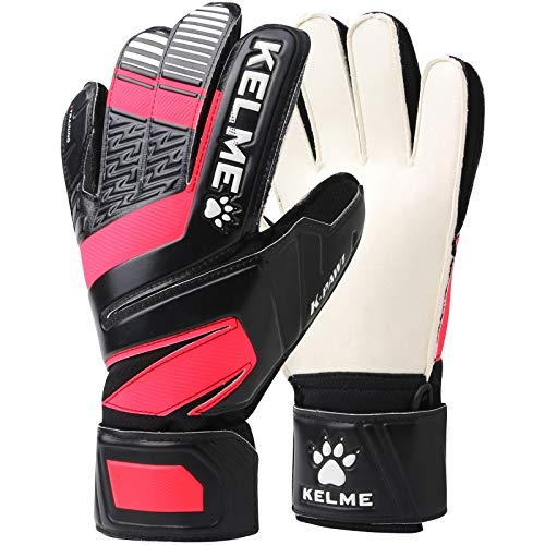 Guanti Da Portiere Bambini Bambino Uomo portiere di calcio Guanti Portiere addensare completa schiuma di lattice di Formazione Professionale di calcio Guanti 5 Finger Salva Guardia Guanti Portiere Bam