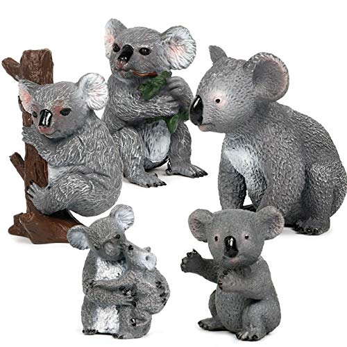 Buy Koala Family Figurine Simulated Koalas Realistic Plastic Wild