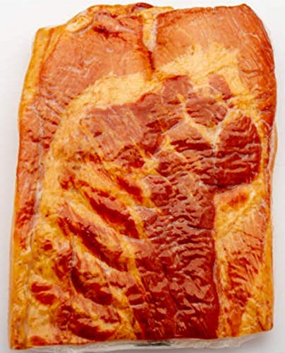 Premium Quality Hickory Smoked Rindless Slab Bacon (5.5Lbs - 6.5Lbs Average Weight)