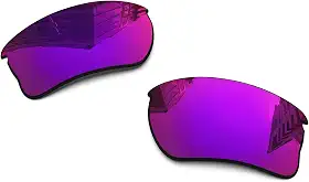 Lentes de reposição polarizadas de 1,6 mm para óculos de sol Oakley Quarter Jacket, proteção UV, lentes espelhadas escuras - Mais opções