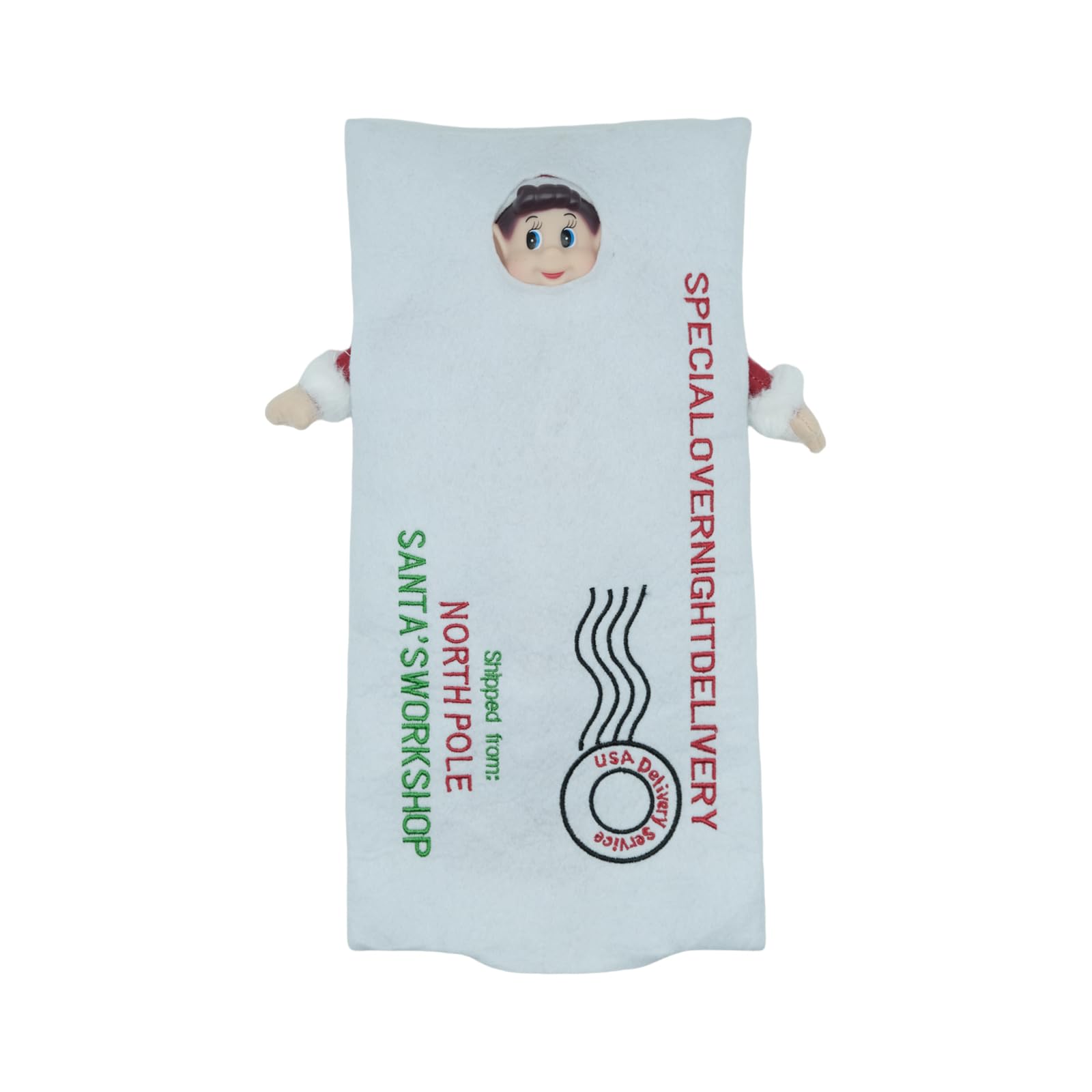 Lovelfstory Christmas Elf Accessories Clothes,Santa's Letter Couture Outfits for Boy or Girl Elf Doll Doll is not Included