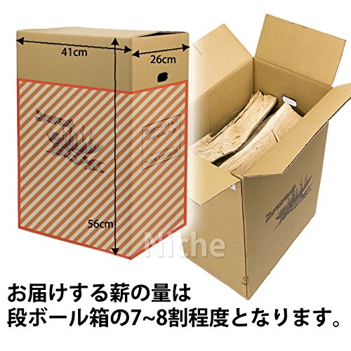 Amazon.co.jp: 薪 の王様！【 樫（カシ） 大割 】乾燥薪 約23kg入り