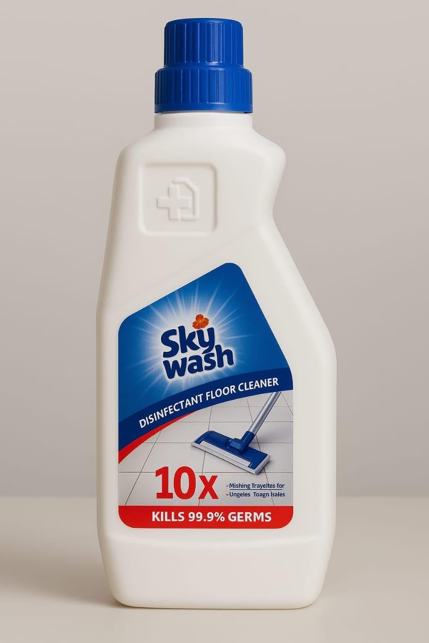 Sky Wash Disinfectant Floor Cleaner, 10X Germ Kill Formula, 99.9% Germ Protection, 500ml-image-17