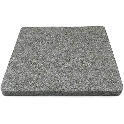 FOGAWA Wool Ironing Mat for Quilting Wool Pressing Mat 10x10in Portable Quilting Ironing Pad High Temperature Wool Mat Felted Iron Board for Sewing Patchwork Seams Dressmaking Crafts Quilters Cover