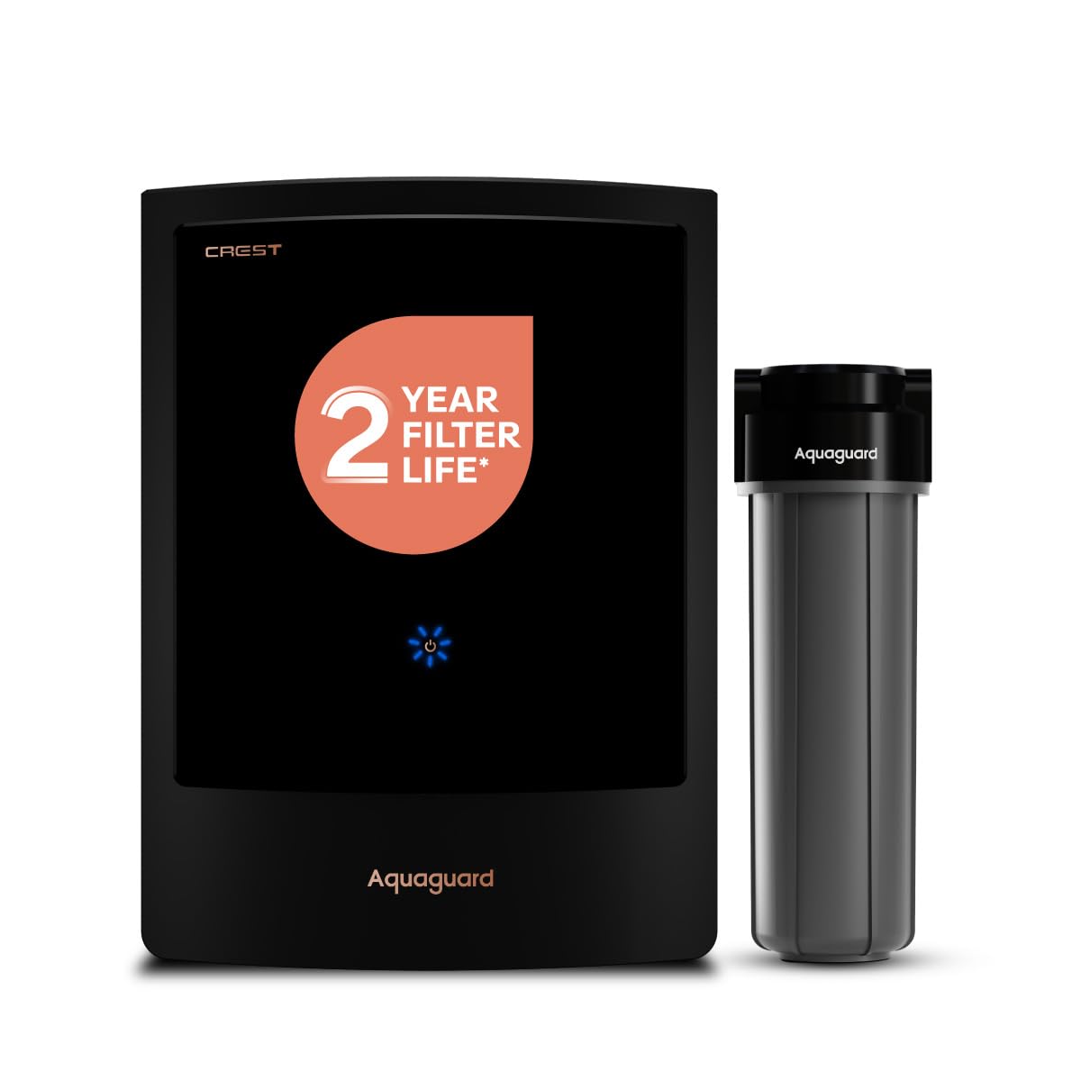 Aquaguard Crest UV|Inline Water Purfier|2 Year Filter Life|With Mega Sediment Filter|3-in-1 Active Copper Technology|8 Stage Purification|Suitable for Municipal Water (TDS < 200 ppm)-image-6