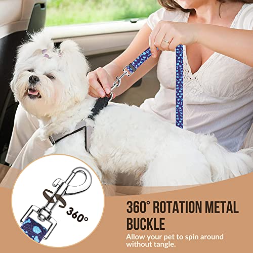 Image of SlowTon Dog Seat Belt for Car, 2 Pack Dog Car Harness Seatbelt with Bungee