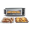 Ninja SP101 Digital Air Fry Countertop Oven with 8-in-1 Functionality, Flip Up & Away Capability for Storage Space