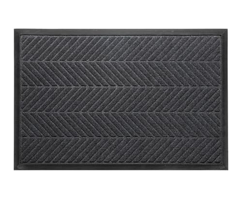 YYDSWTW Tapis de Porte d'entrée Tapis de Sol Non Glissement en Caoutchouc en Caoutchouc en caoutchou Gris. 80 * 120cm