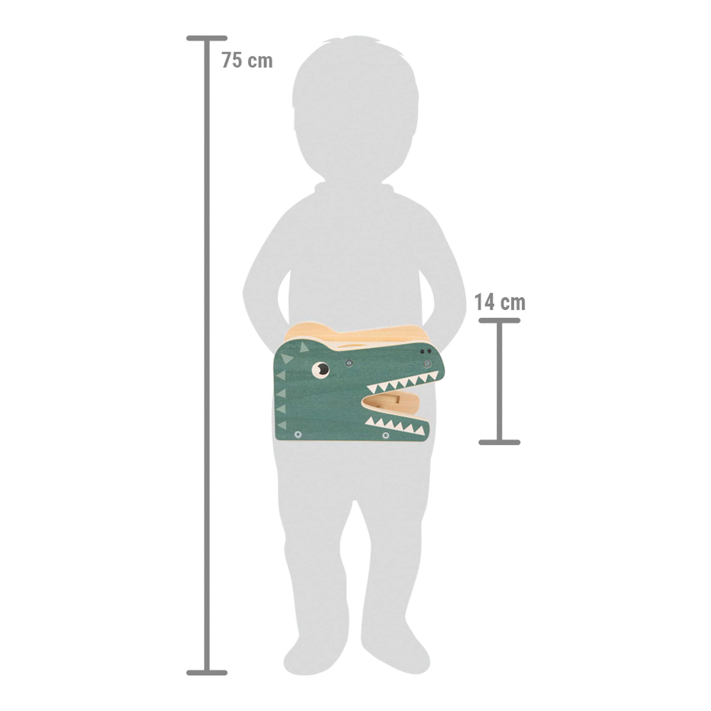 Drewniany Ksylofon dla dzieci Krokodyl Small Foot