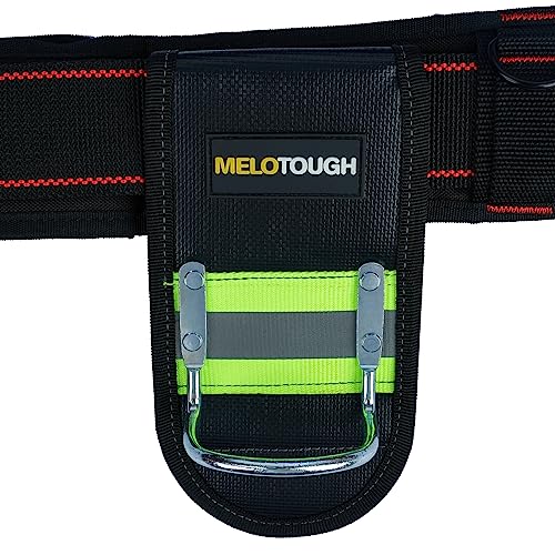 Image of MELOTOUGH Tool Belt Holder Tool Belt Hook Drill Bit Tote Hammer Holder | Multi-Function Tool Belt Hook, Tape Measure Clip, Drill Bit Tote, Hammer Loop, Fits Cordless Drills & Power Tools