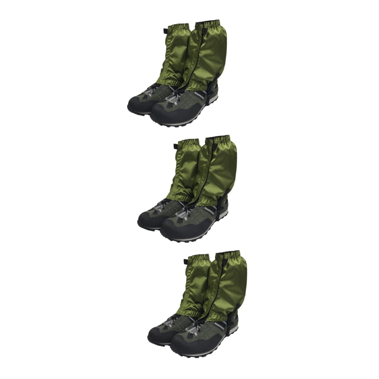 Yardwe Polaina Impermeable para Caminar Exterior Berg Rain Jacket Alzas Polainas de Arranque Polainas de Zapatos Polaina para Senderismo Aire Polainas Aire Black
