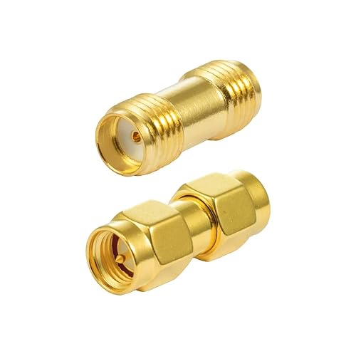 Miniatura 5 de Cable SMA macho a SMA hembra, RG58, cable coaxial RF de 3 pies3.3 ft + 2 adaptadores SMA para router, antena, potenciador de señal, adaptador