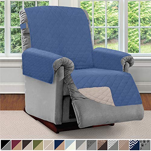 Sofa Shield Original Patent Pending Reversible Large Recliner Protector, Seat Width to 28