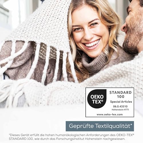 Beurer HK 49 Cosy Heizkissen, zur Anwendung an Bauch und Rücken, mit Gummiband und Klettverschluss, Abschaltautomatik, maschinenwaschbar, Grau