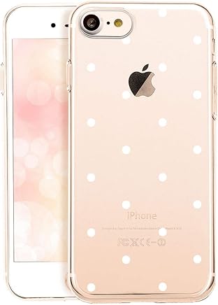 OOH!COLOR Funda de tel?fono m?vil para iPhone 8 / iPhone 7 Funda de Silicona Funda de m?vil Funda Transparente con Motivo Puntos Blancos OOH!COLOR Funda de tel?fono m?vil para iPhone 8 / iPhone 7 Funda de Silicona Funda de m?vil Funda Transparente con Motivo Puntos Blancos