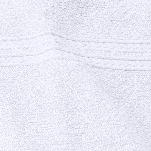 Serviettes de bain légères lot de 4 pour douche et invités