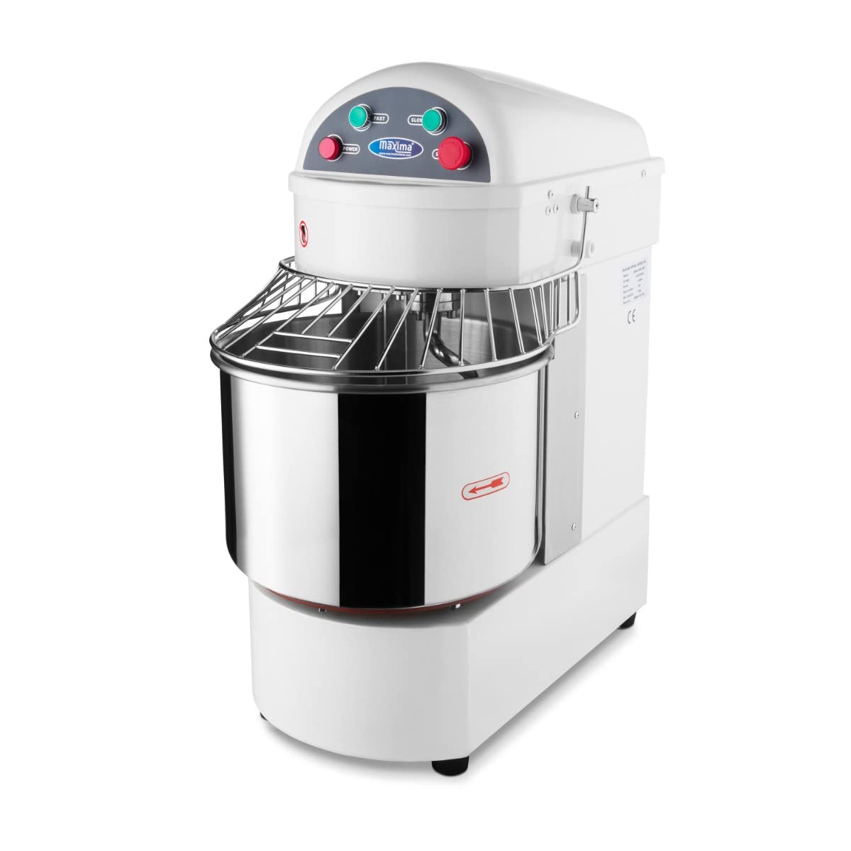 Maxima Mélangeur à pâte gastronomique - 30 l - 19 kg de pâte - 2 vitesses