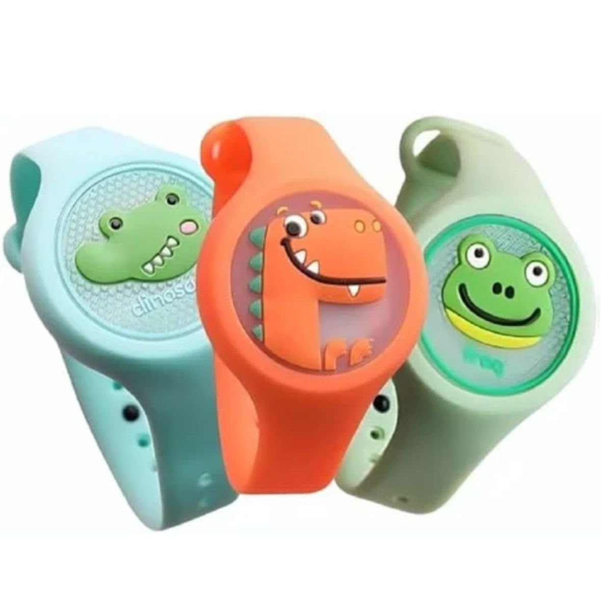 Sweta Creation Kids Cartoon Animal Design Mosquito Repellent Wristbands with LED Light Up, Insect & Bug Pest Repeller Waterproof Bracelet with Essential Oils For Kids and Adults, Reusable Silicone Bracelets for Indoor and Outdoor Protection, Baby Safe(Mosquito Repellent Wristbands with LED-P) (5) 1