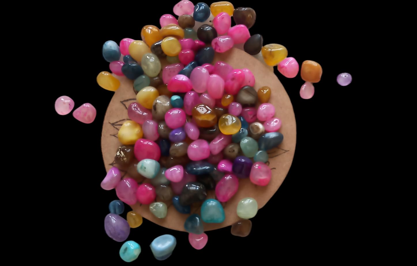 RM Onyx Stone | Multicolor Pebbles | Table Decor Stones| Vase Filler Stones | Marble Decorative Stone (0.5 to 1.3 inch, Garden Pathway Stones (B07QM4QT5L) Amazon Price History, Amazon Price Tracker
