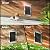 Dog Door for Wall, Medium Doggy Door, Heavy Duty Cat Pet Door, All Aluminum Frame, Double Magnetic Flaps, Energy Efficient, Telescoping Tunnel, Sliding Lock Panel, Easy to Install (Pets Up to 45 Lb)