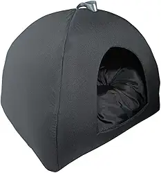 Cama Pet 2 em 1: Casinha, Cabana, Toca, Iglu com Almofada para Cães e Gatos: Conforto e Versatilidade para Seu Animal de Estimação!