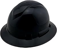 Vista 1 de Texas America Safety Company Casco duro RIDGELINE de ala completa con ajuste de perilla de 6 puntos y bolsa