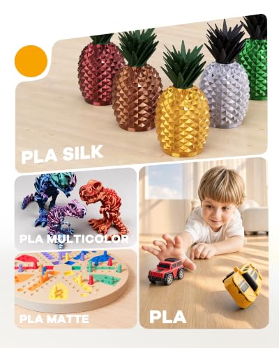 Image of YOOPAI PLA+ Filament 1.75mm, 250g Starter Color Bundle, 8 Rolls