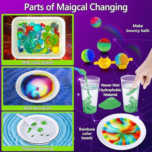 UNGLINGA 272 Experiments Science Kit for Kids, Chemistry Set, S.T.E.M Toys Boys Girls Birthday Gifts, Volcano, Crystal, Magic, Physics Lab Educational Learning Project - Image 6