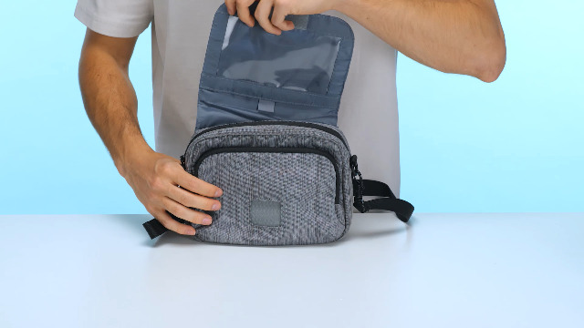 Klickfix Handlebar bag ''SMART BAG TOUCH'' Grey