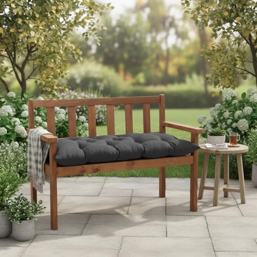 Coussin de banc en peluche pour vos après-midis de détente sur la balançoire du porche - 7