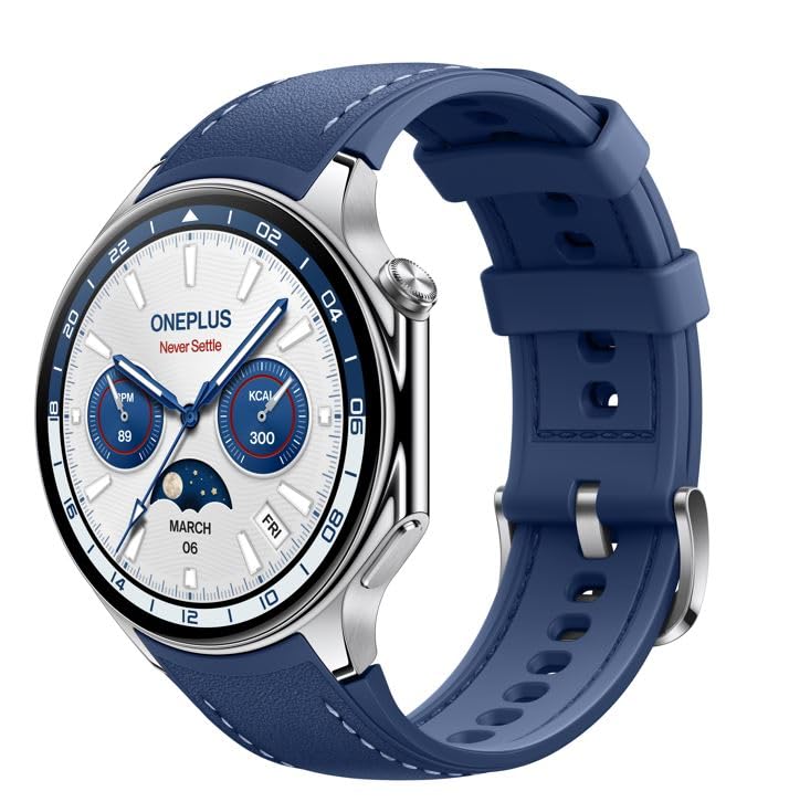 OnePlus Watch 2 Nordic Blue, Blue / Silver - Image 2